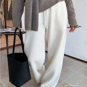 Cozy White Women's Pants